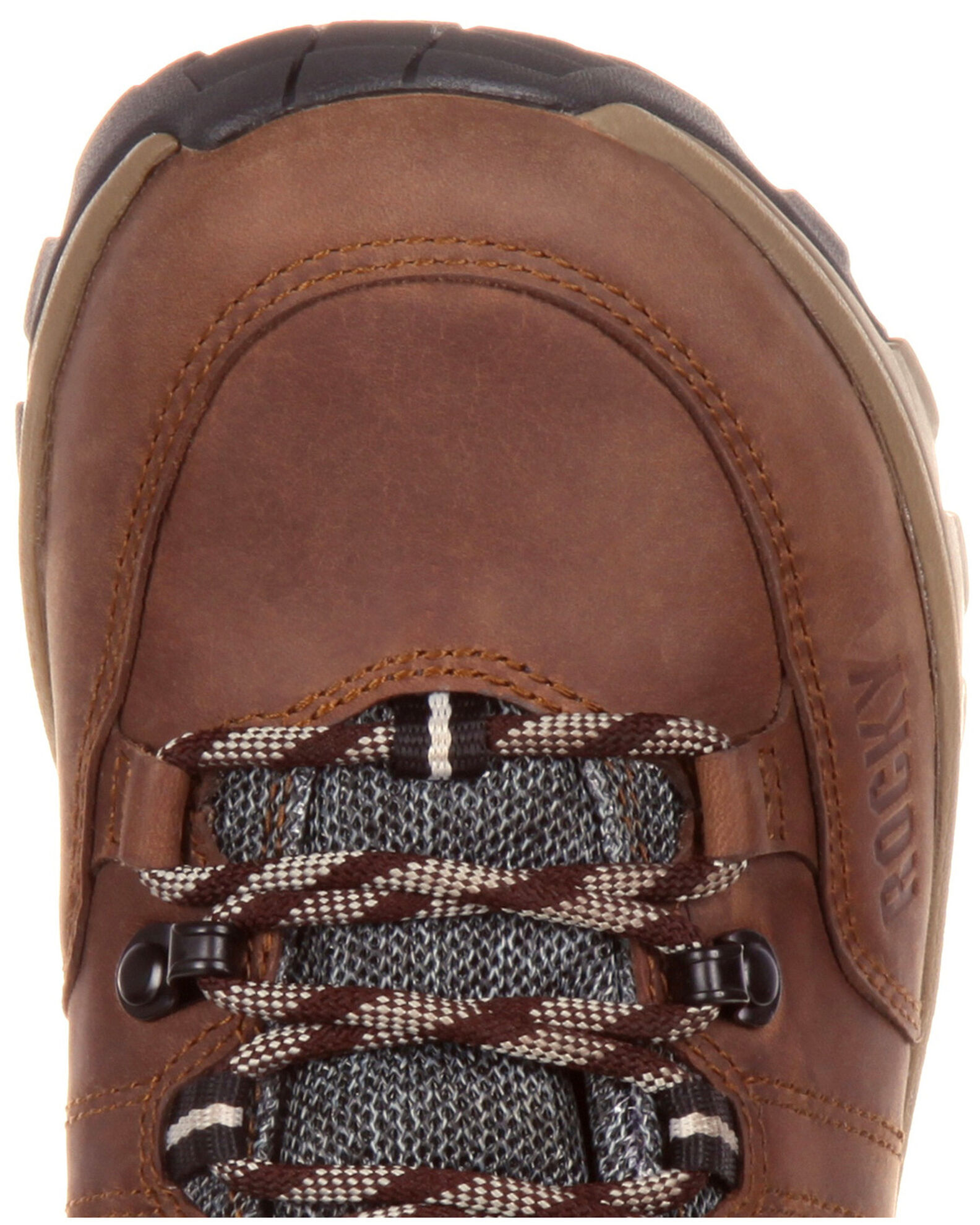 Image #6 - Rocky Women's 5" Endeavor Point Waterproof Outdoor Shoes - Round Toe, Brown, hi-res