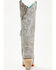 Image #5 - Corral Women's Floral Embroidered Tall Western Boots - Snip Toe, Silver, hi-res