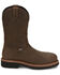 Image #2 - Justin Men's Carbide Waterproof Work Boots - Steel Toe, Brown, hi-res