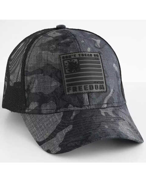 Howitzer Men's Don't Tread Freedom Camo Trucker Hat, Camouflage, hi-res