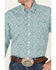 Image #3 - Cinch Men's Floral Print Long Sleeve Button-Down Western Shirt , White, hi-res