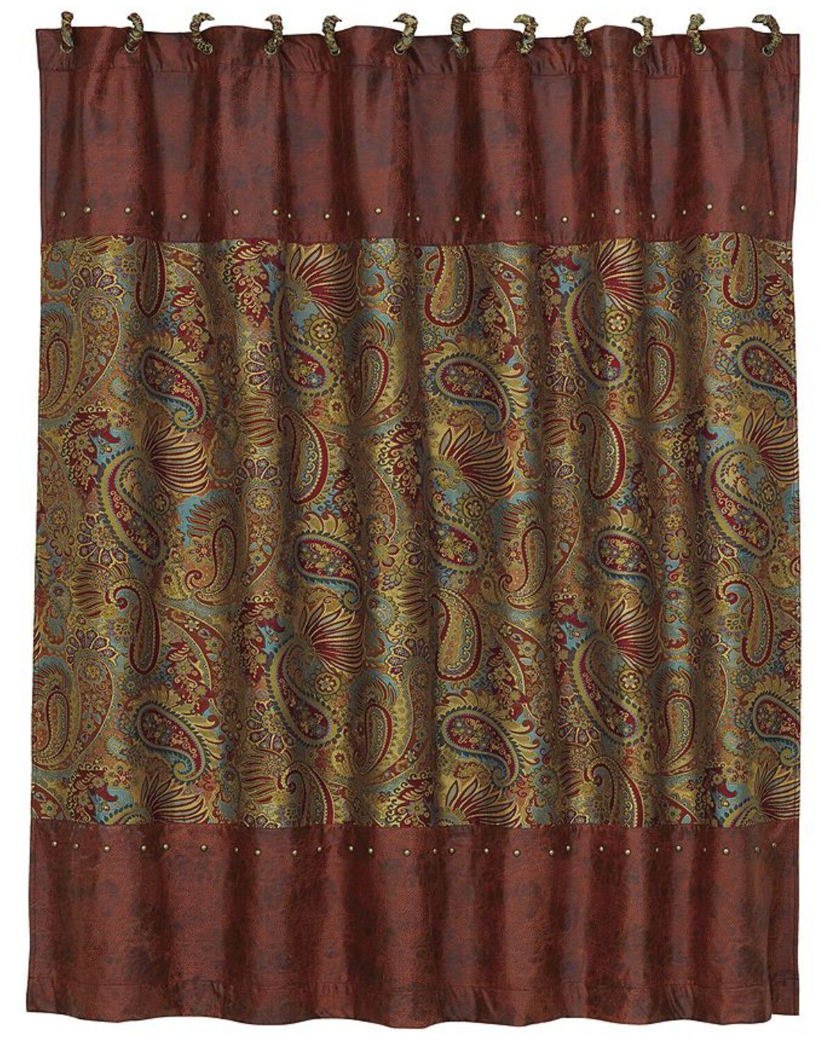 Image #1 - HiEnd Accents San Angelo Shower Curtain, Multi, hi-res