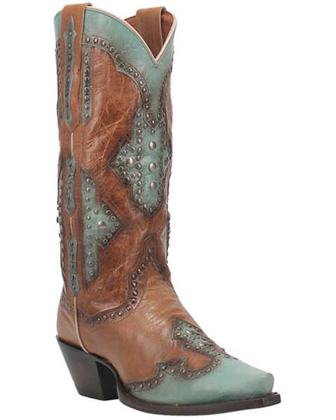 Dan Post Women's Taryn Western Boots - Snip Toe, Tan, hi-res