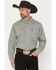 Image #1 - Ariat Men's Tristan Geo Print Long Sleeve Button-Down Western Shirt - Tall, , hi-res