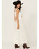 Image #3 - Angie Women's Tiered Midi Skirt, Ivory, hi-res