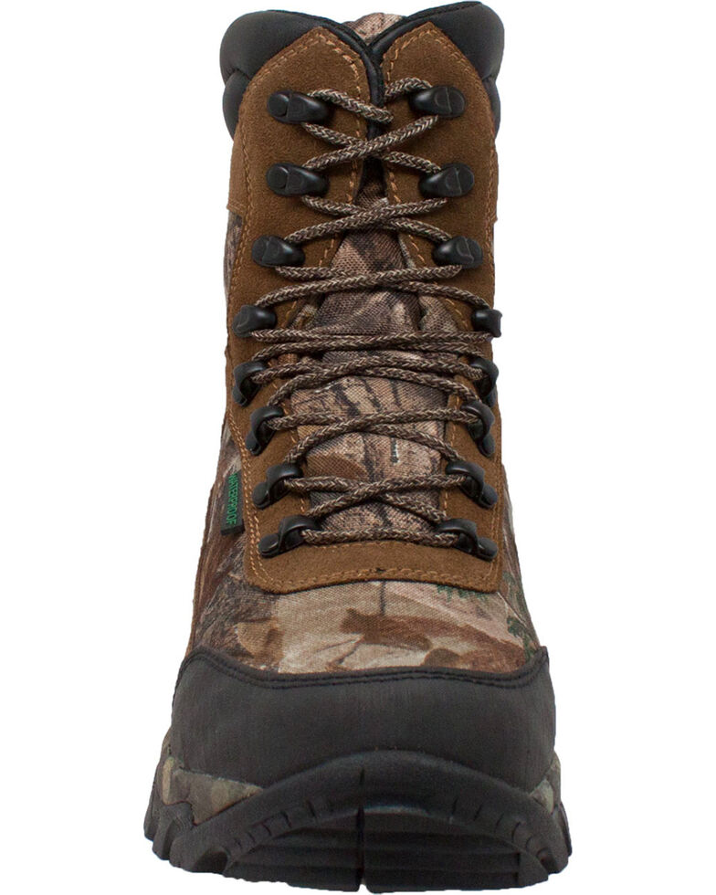 Ad Tec Men's 10" Real Tree Camo Waterproof 400G Hunting Boots, Camouflage, hi-res