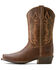 Image #2 - Ariat Boys' Decatur Western Boots - Square Toe, Brown, hi-res
