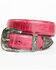 Image #1 - Idyllwind Women's Fuchsia Wheels Western Belt, Fuchsia, hi-res