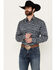 Image #1 - Stetson Men's Medallion Long Sleeve Pearl Snap Western Shirt, , hi-res