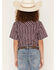 Image #4 - Cody James Boys' Steer Head Stars & Stripes Short Sleeve Snap Western Shirt, Navy, hi-res