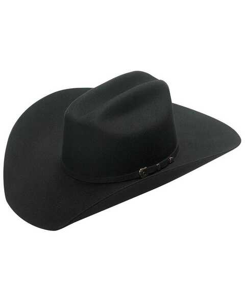 Twister Santa Fe 2X Felt Cowboy Hat, Black, hi-res