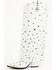 Image #3 - Azalea Wang Women's Madlock Tall Western Boots - Snip Toe, White, hi-res