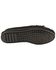Women's Minnetonka Suede Kilty Moccasins, Black, hi-res