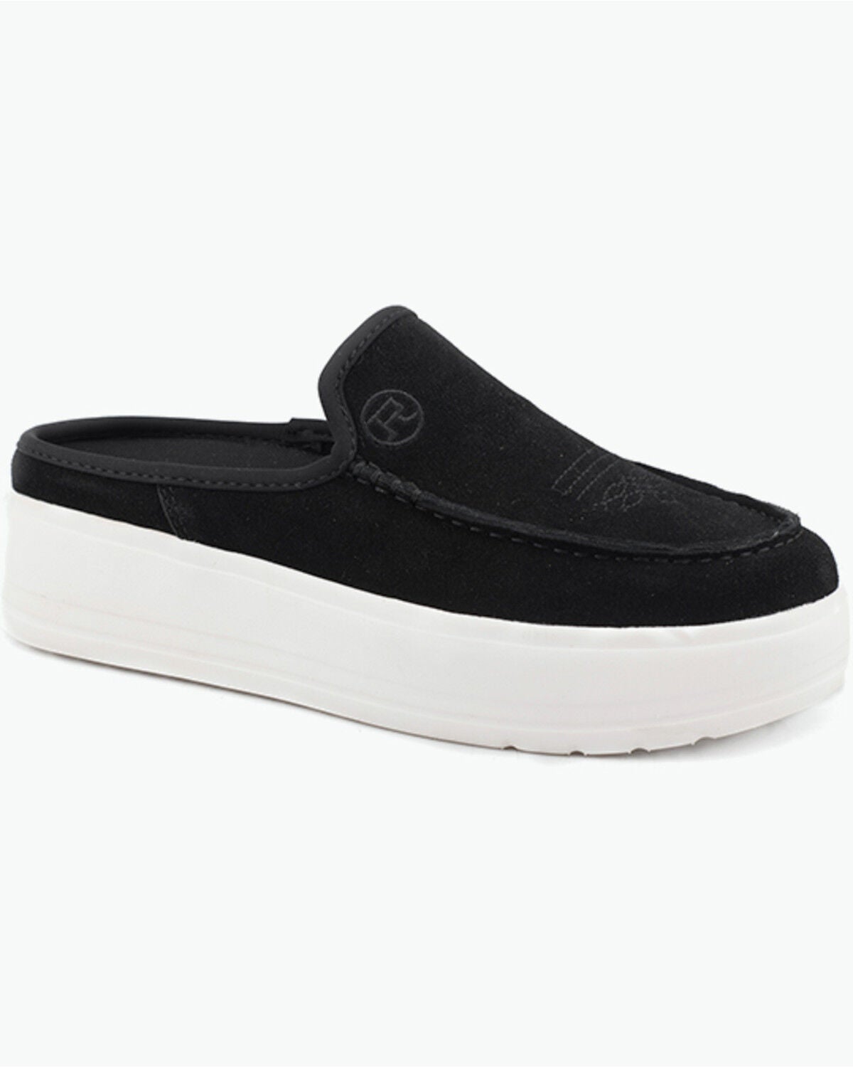 Image #1 - Roper Women's Lila Casual Mule Shoes, Black, hi-res