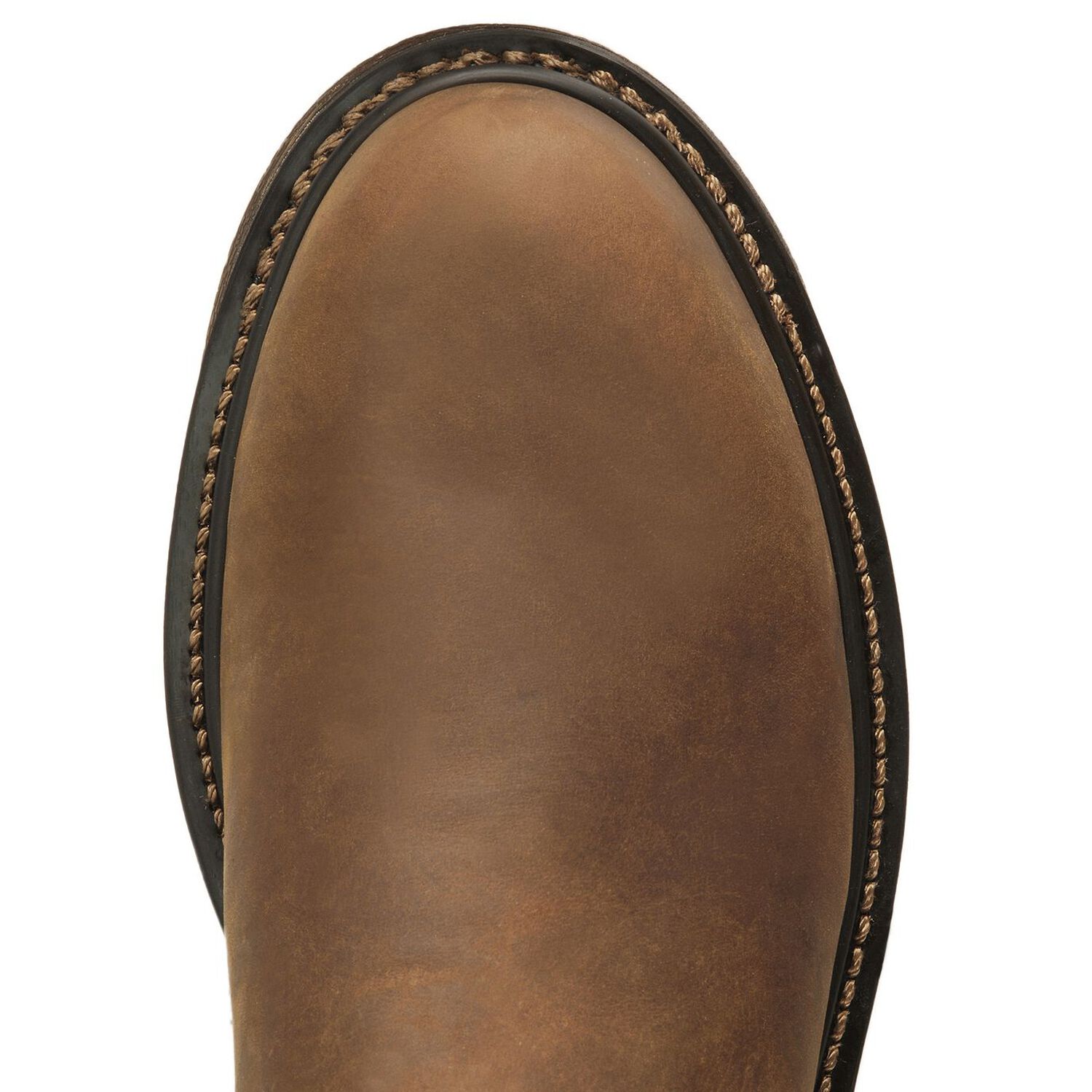 Image #6 - Rocky Men's 10" Original Ride Roper Western Work Boots, Tan, hi-res