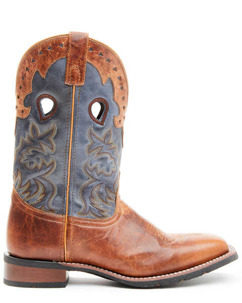 Image #2 - Laredo Men's Top Western Boots - Broad Square Toe, Tan, hi-res