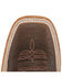 Image #5 - Justin Men's Caddo Brown Stone Western Boots - Broad Square Toe, Brown, hi-res