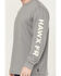 Image #3 - Hawx Men's FR Hawk Long Sleeve Graphic Work Shirt, Light Grey, hi-res