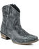 Image #1 - Roper Women's Dusty Distressed Booties - Snip Toe, Black, hi-res
