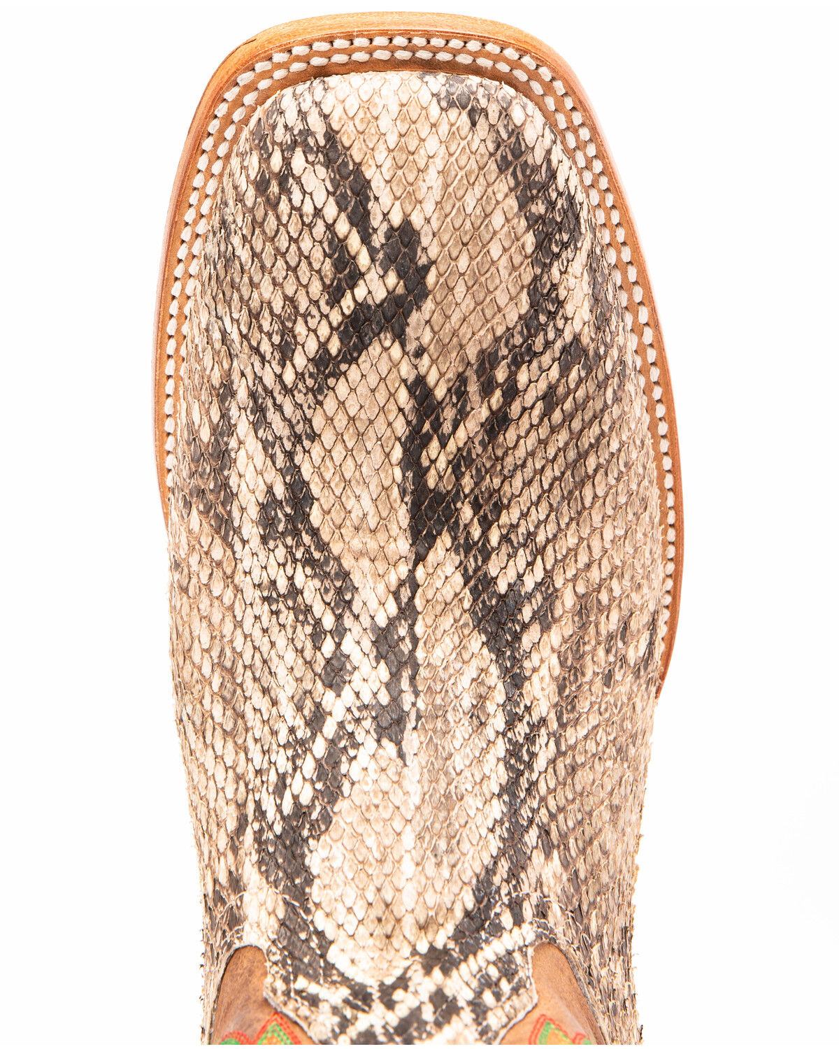 Image #6 - Cody James Men's Exotic Python Western Boots - Broad Square Toe, Brown, hi-res
