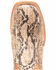 Image #6 - Cody James Men's Exotic Python Western Boots - Broad Square Toe, Brown, hi-res