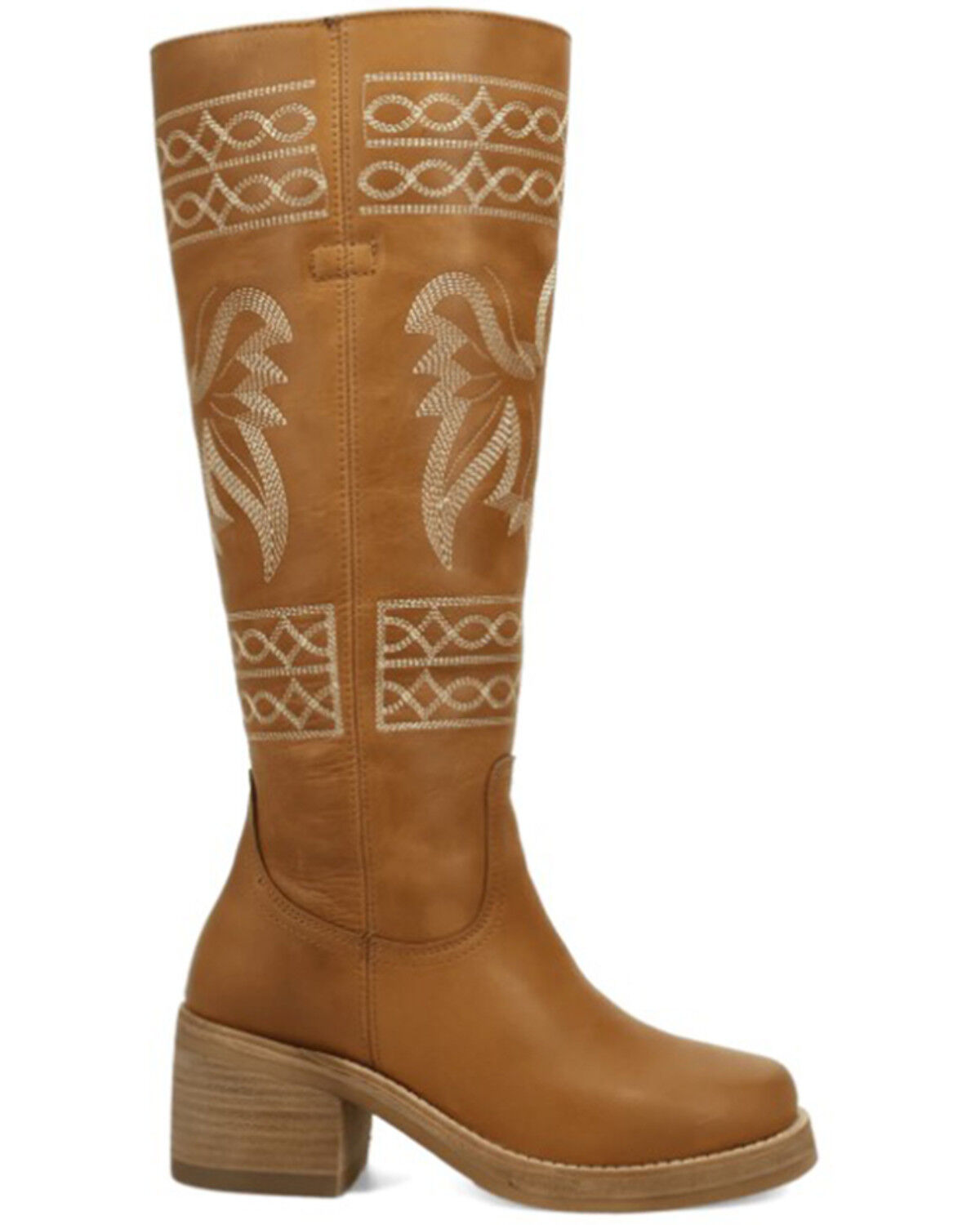 Image #2 - Dingo Women's Avalon Tall Fashion Boots - Round Toe, Tan, hi-res