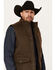 Image #2 - Ariat Men's Abilene Heavyweight Insulated Vest, Brown, hi-res