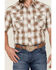 Image #3 - Tin Haul Men's Buffalo Dobby Large Plaid Short Sleeve Pearl Snap Western Shirt, Grey, hi-res
