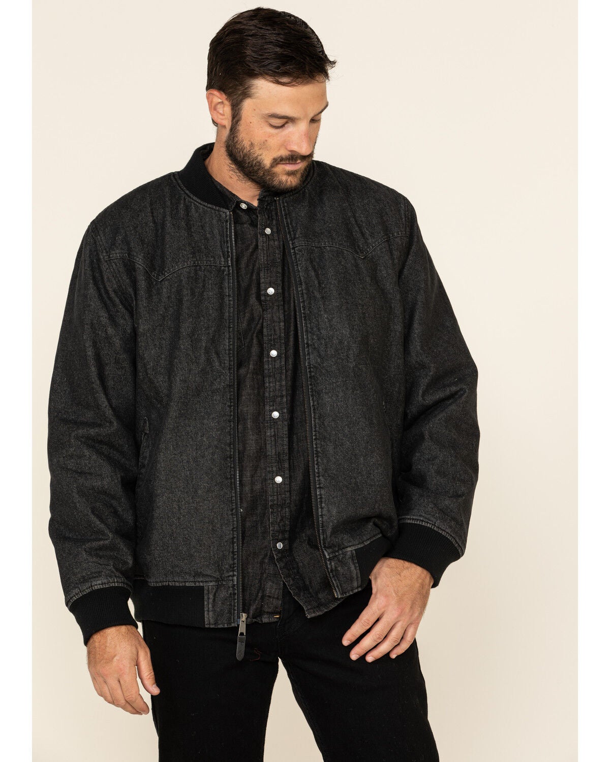 Image #1 - Moonshine Spirit&reg; Men's Steal Bomber Sherpa-Lined Jacket, , hi-res