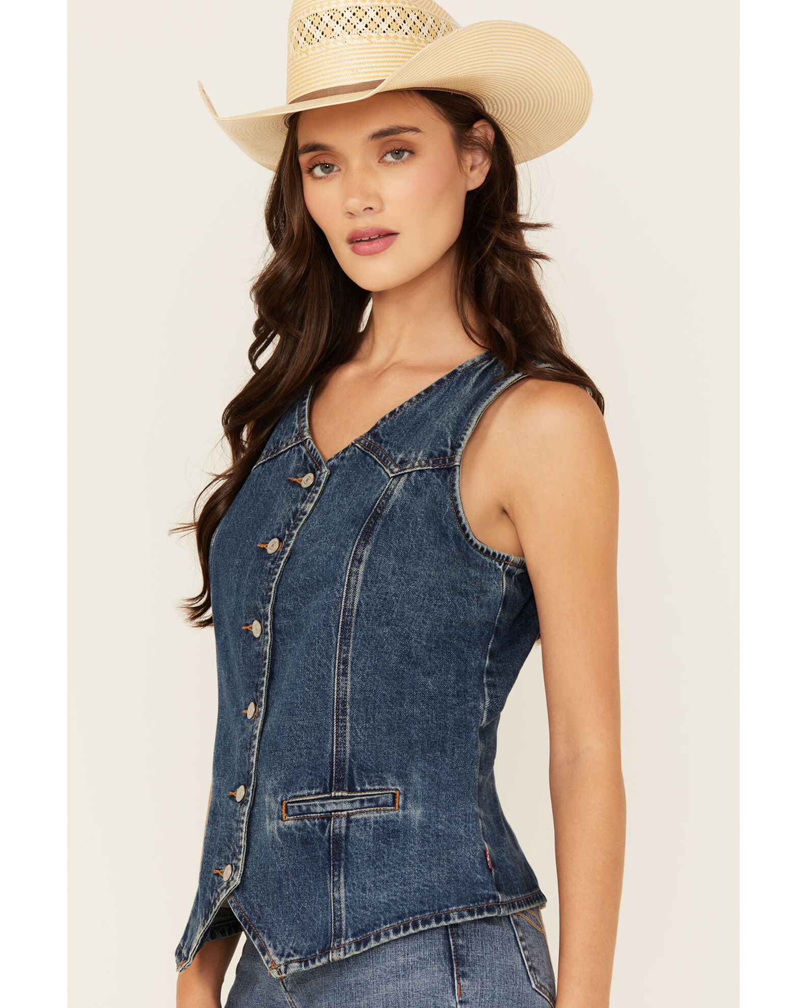 Womens levi vest cheap