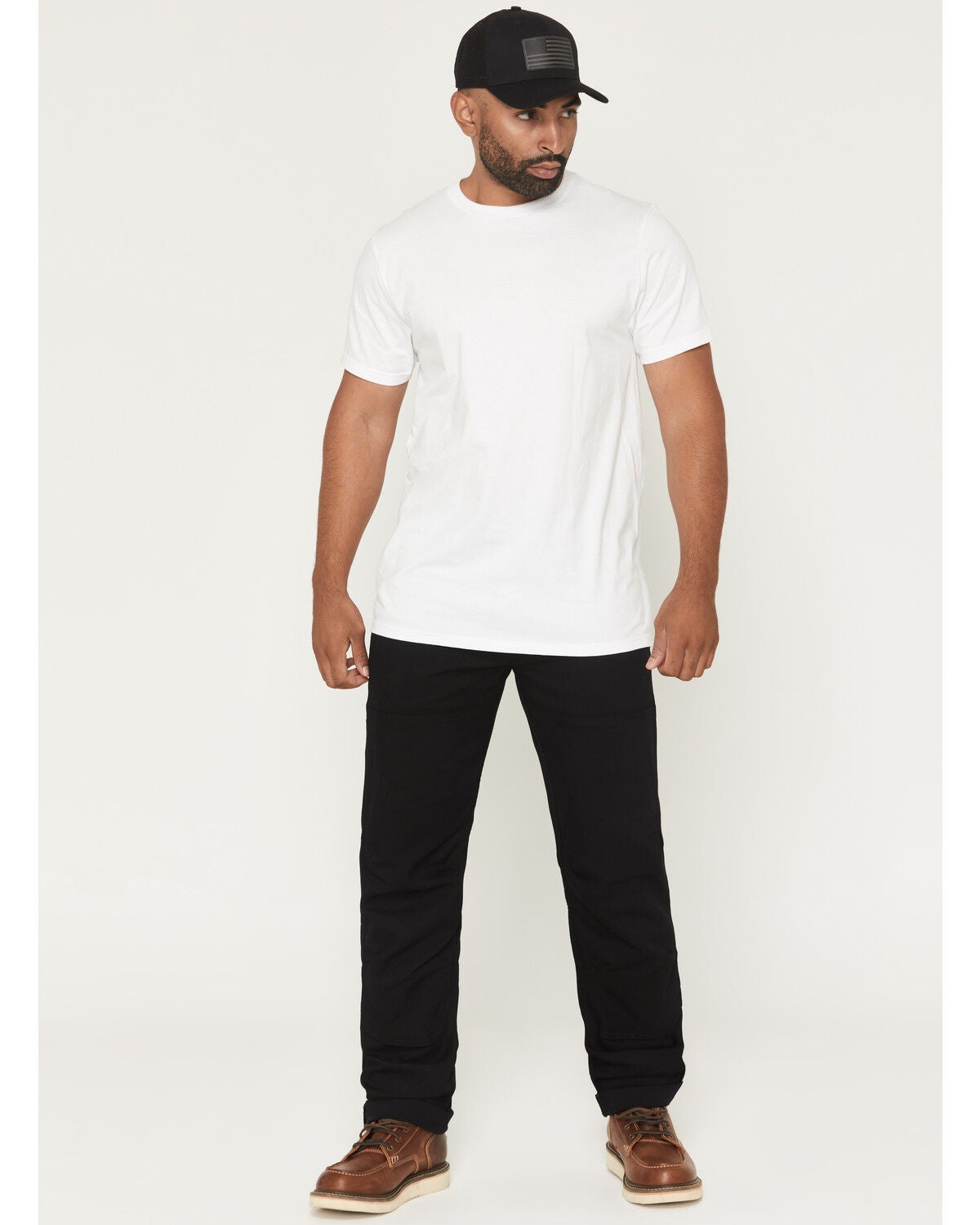 Image #1 - Dickies Men's Tradebuilt Duck Double Knee Work Pants, Black, hi-res