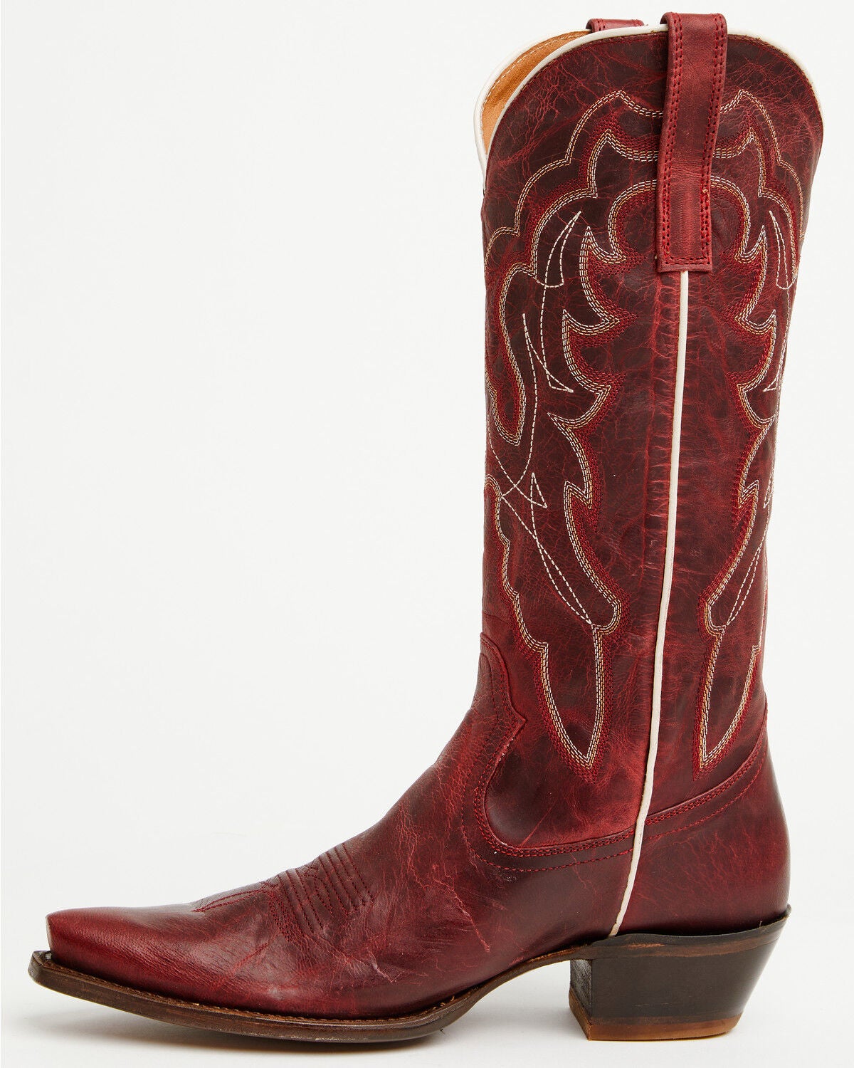Image #3 - Shyanne Women's Tess Western Boots - Snip Toe, Red, hi-res