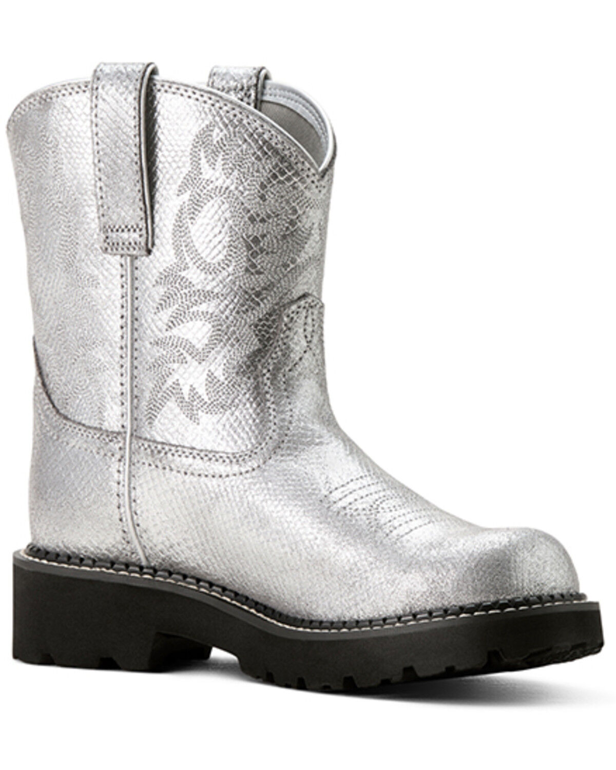Image #1 - Ariat Women's Fatbaby Western Boots - Round Toe, Grey, hi-res