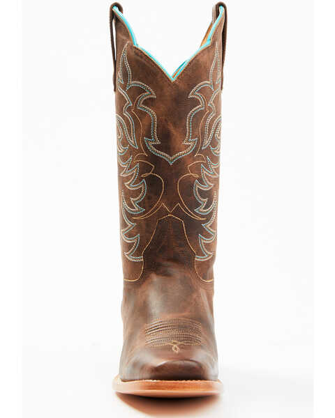 Image #4 - Shyanne Women's Cassidy Combo Western Boots - Square Toe , Brown, hi-res