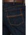 Image #4 - Cinch Men's Black Label 2.0 Dark Rinse Loose Tapered Performance Stretch Denim Jeans , Dark Wash, hi-res