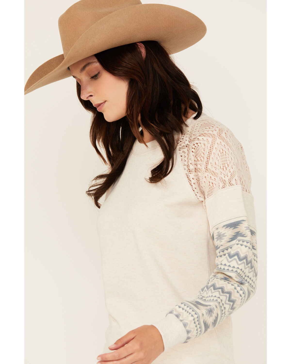 Image #2 - Shyanne Women's Printed Pullover Sweatshirt, Blue, hi-res