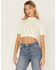 Image #1 - Free People Women's Romy Swit Crop Top, Ivory, hi-res
