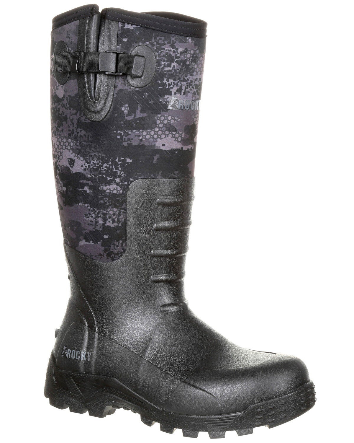 Image #1 - Rocky Men's Sport Pro Rubber Waterproof Outdoor Boots - Round Toe, , hi-res