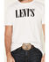 Image #3 - Levi's Men's White Serif Logo Graphic T-Shirt , White, hi-res