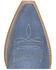 Image #6 - Tony Lama Women's Lea Suede Western Booties - Snip Toe, Light Blue, hi-res