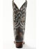Image #5 - Shyanne Women's Iona Floral Studded Western Boots - Snip Toe, Grey, hi-res
