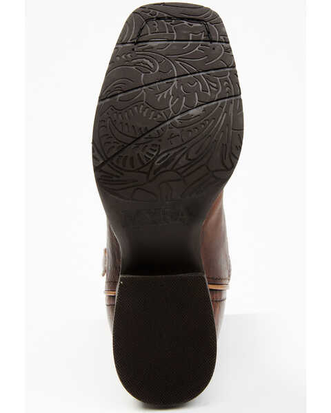 Image #7 - Myra Bag Women's Salvage Oesle Western Boots - Broad Square Toe, Dark Brown, hi-res