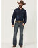 Image #1 - Rock & Roll Denim Men's Boot Barn Exclusive Medium Wash Bootcut Denim Jeans, Medium Wash, hi-res