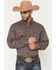 Image #1 - George Strait by Wrangler Men's Floral Print Long Sleeve Button-Down Stretch Western Shirt, Multi, hi-res