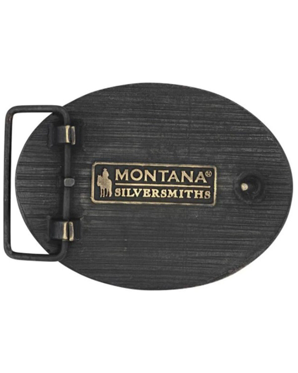 Image #2 - Montana Silversmiths Filigree Initial B Belt Buckle, Bronze, hi-res