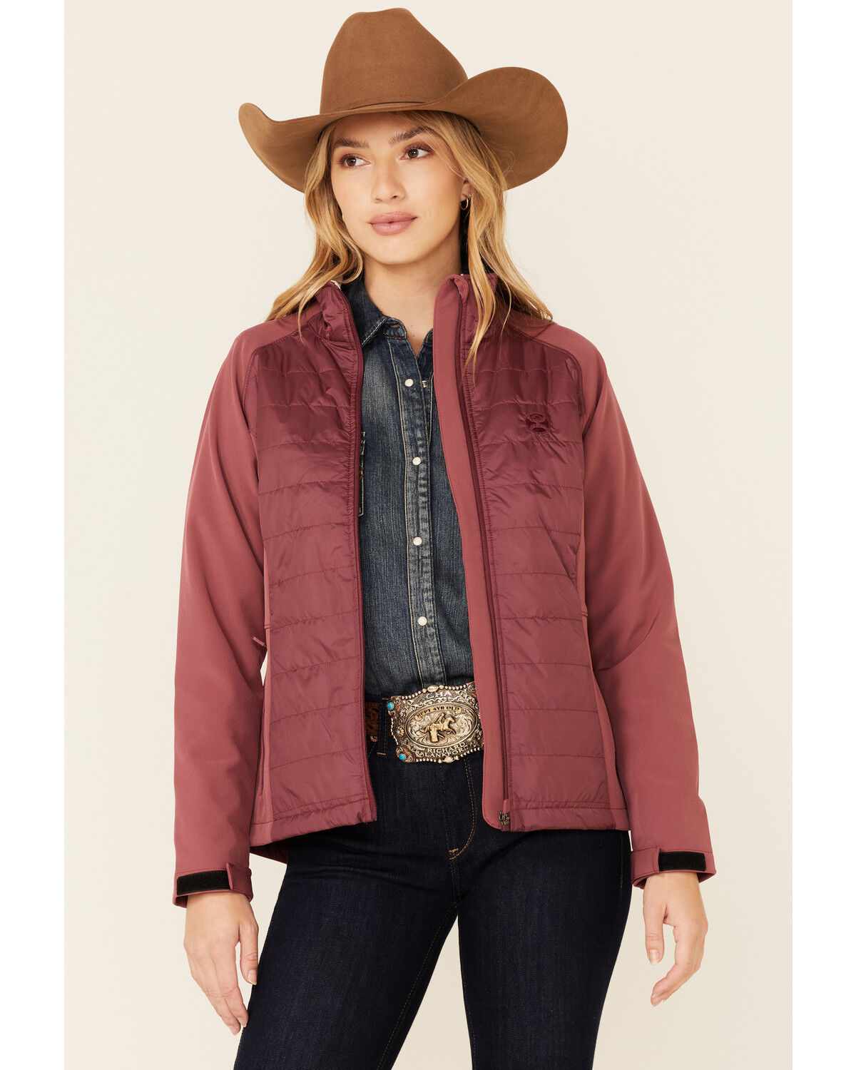 Image #1 - Hooey Women's Pink Puff Torso Jacket, , hi-res