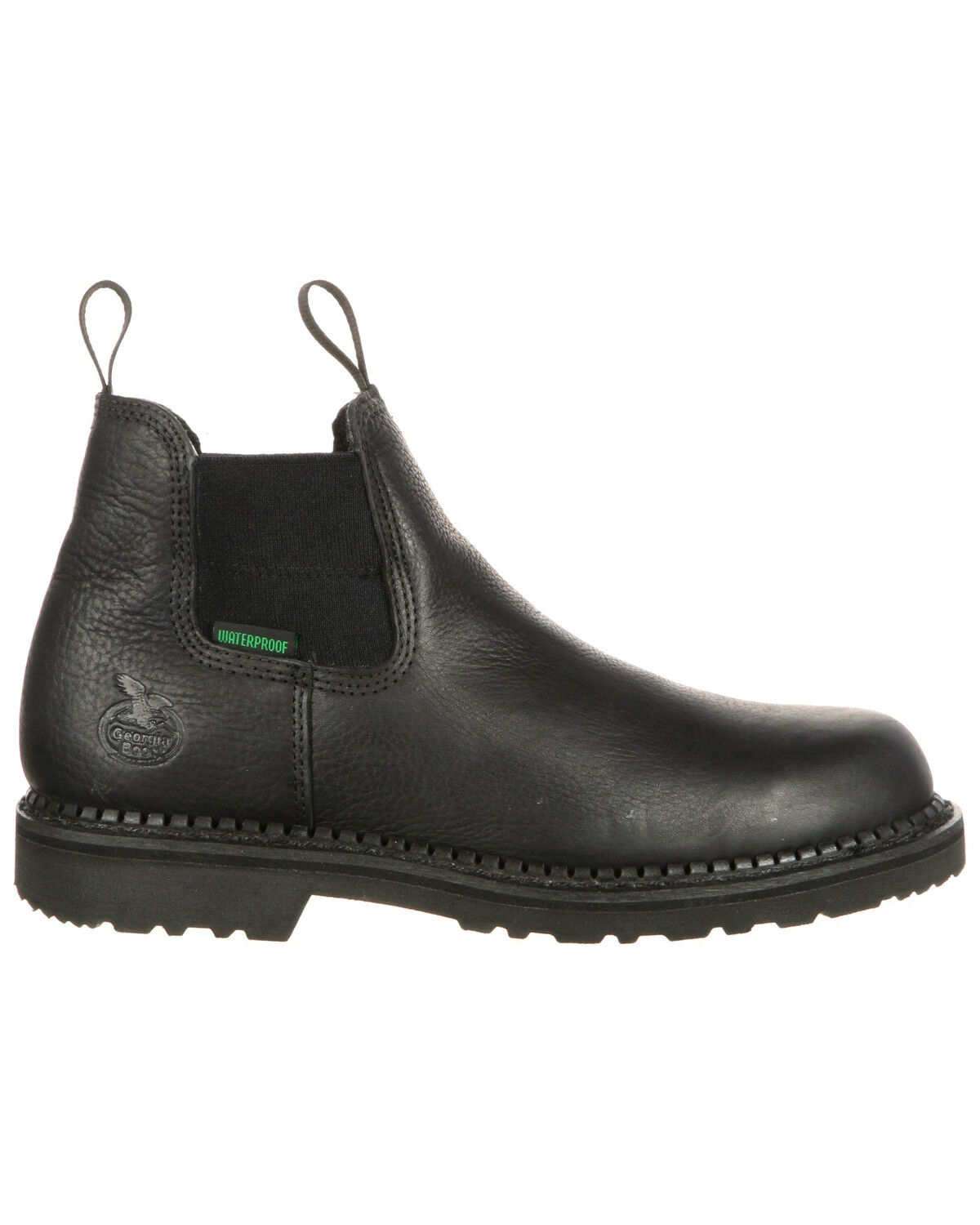 Image #2 - Georgia Boot Men's Giant Waterproof High Romeo Boots - Round Toe, Black, hi-res