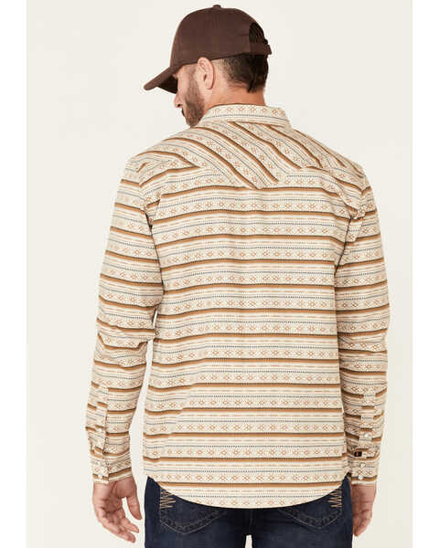 Image #4 - Cody James Men's FR Striped Long Sleeve Work Shirt , Tan, hi-res