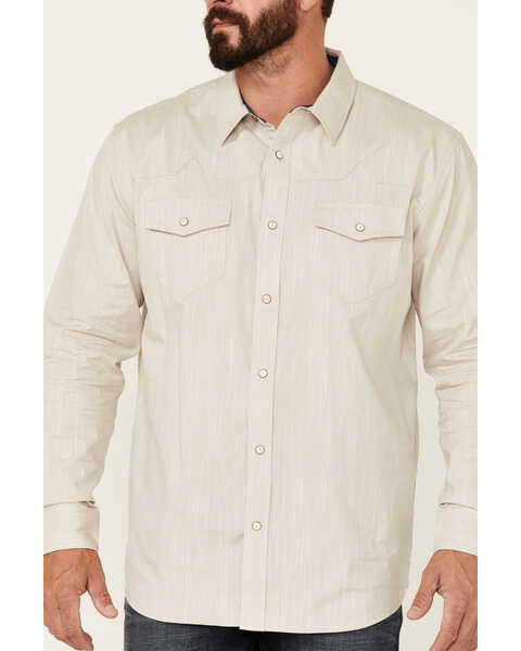 Image #3 - Moonshine Spirit Men's Solid Tan Ironwood Long Sleeve Snap Western Shirt , Tan, hi-res