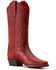 Image #1 - Ariat Girls' Casanova Western Boots - Snip Toe, Red, hi-res